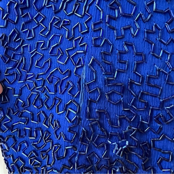 Vintage 1980’s Silk Sequin Mini dress - Picture 12 of 12